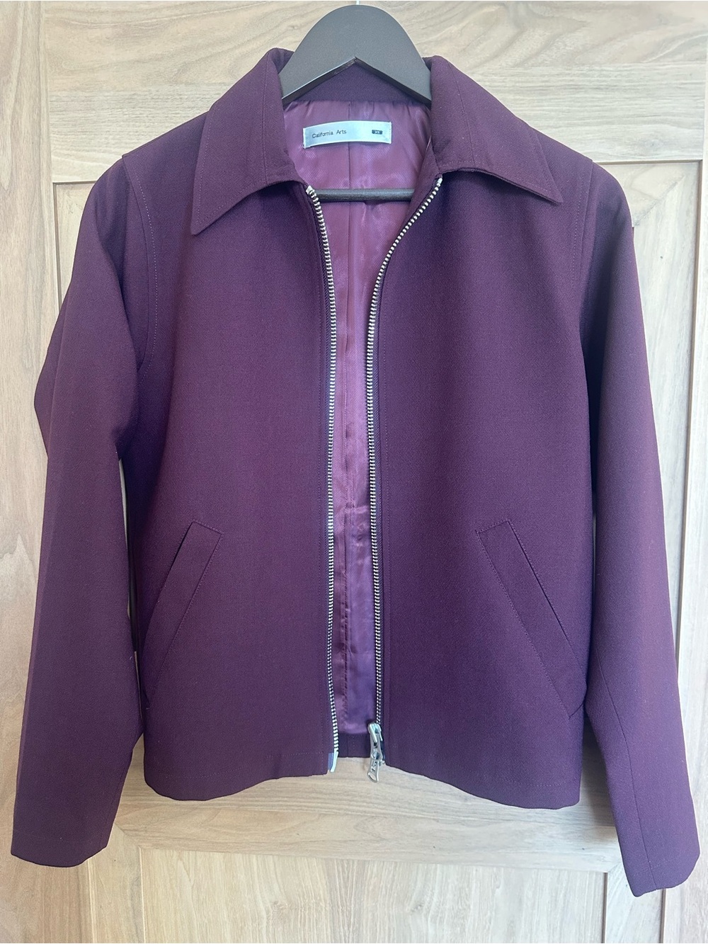 California Arts Bordeaux Jacket Size XS, purchased last winter !